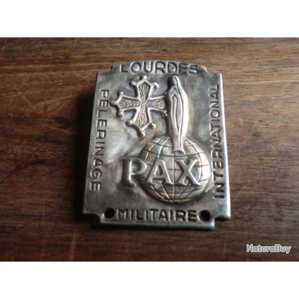insigne p�lerinage international militaire