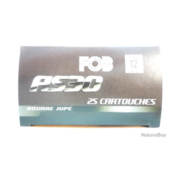 LOT DE 200 CARTOUCHES FOB  AS30 CAL 12X70 30GR BOURRE JUPE PLOMB 6