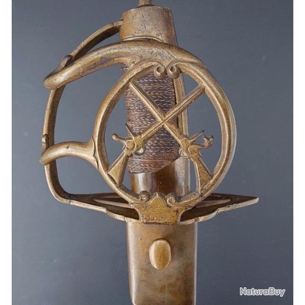 SABRE D'OFFICIER DES COMPAGNIES DE FUSILIERS D'INFANTERIE MONTMORENCY MILITAIRE - FRANCE REVOLUTION 