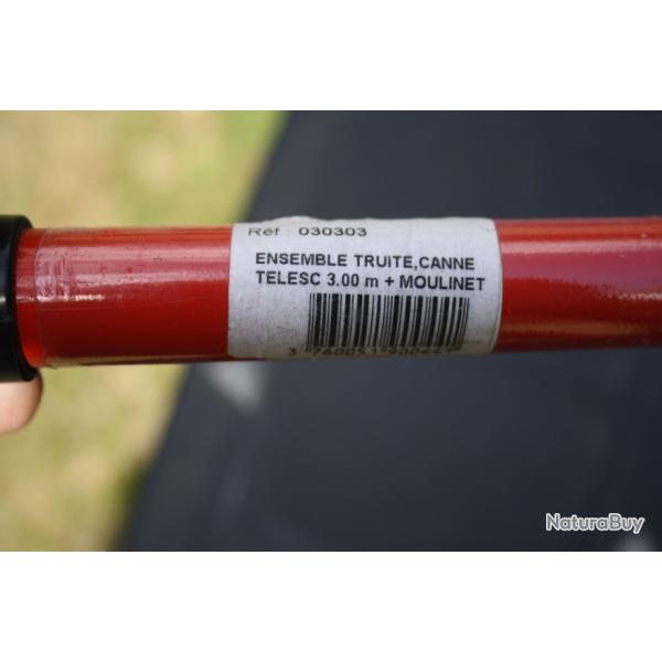 Canne t�lescopique 3m plus moulinet