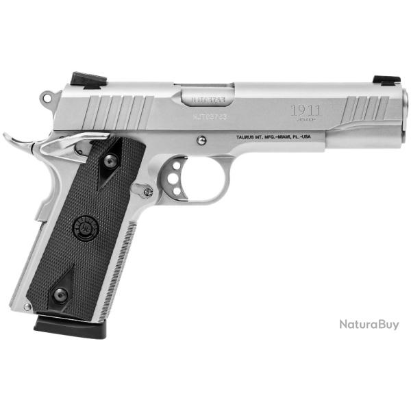 TAURUS - Pistolet PT1911 MATTE STAINLESS STEEL 45ACP