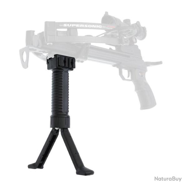 Poign�e avant bipied pour pistolet arbal�te + rail lat�ral