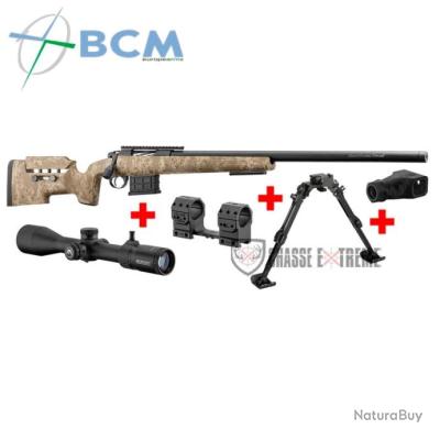 Pack Carabine BCM Rubis Tactical Digital Camo Cal 308 Win Avec Lunette ...