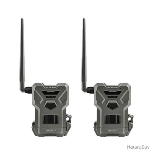 Spypoint FLEX-M TWIN PACK Cam�ra de Surveillance Cellulaire 28MP | 0,4 sec | 27m