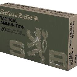 Cartouches Sellier & Bellot 300 AAC Blackout FMJ TACTCAL 124grs - Boite de 20 cartouches