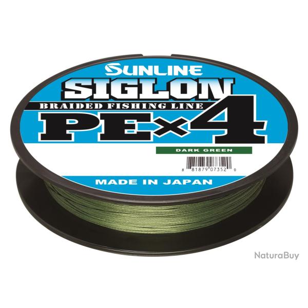 SIGLON BRAID 4X PE 150M Vert fonc� PE 1.5