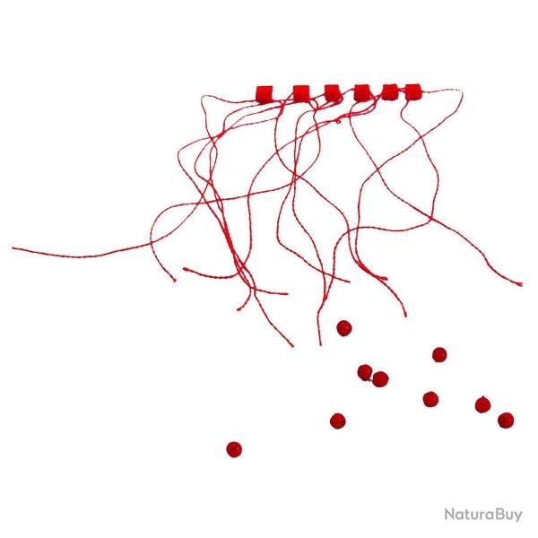Stop Float Fil Noeud Arret Perle Rouge Grand modle