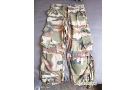 Pantalon De Treillis Militaire Camouflage CE - Taille 44 - Légion Étrangère - 85%Coton/15%Poly - Neuf Avec étiquettes