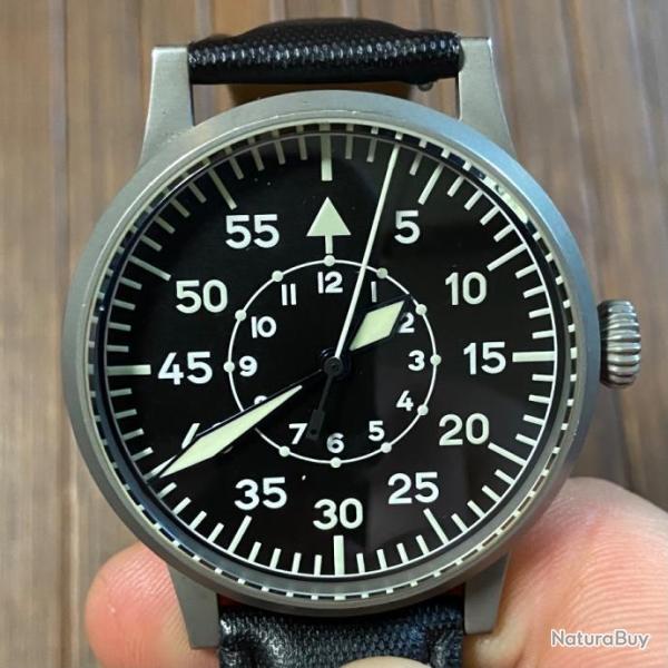 MONTRE PADERBON LACO MOUVEMENT ETA FRIEDRICHSHAFEN BEOBACHTUNGSUHR BAUMUSTER B 45 mm