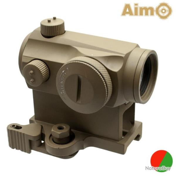 VISEUR POINT ROUGE ET VERT T1 QD, DARK EARTH - AIM-O AO5014-DE