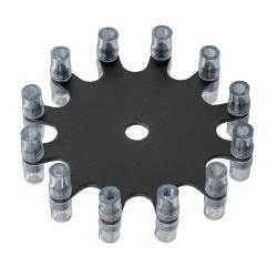 Distributeur en &eacute;toile pour 24 amorces sans ailettes-Etoile d'amor&ccedil;age