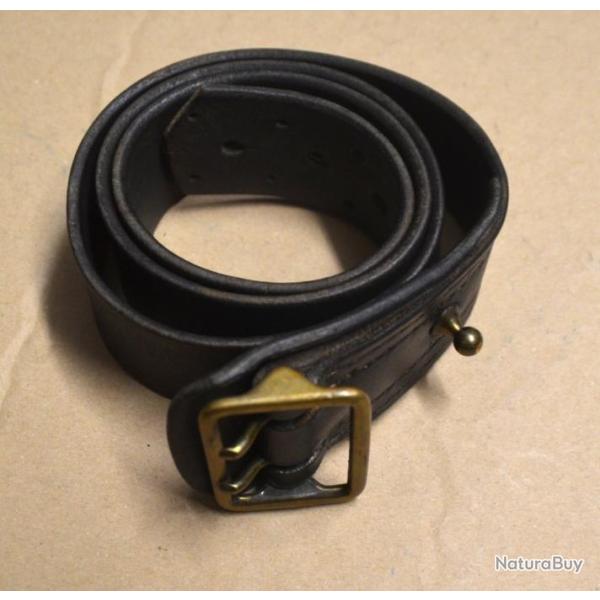 Ceinturon cuir arm�e fran�aises ww1 ww2