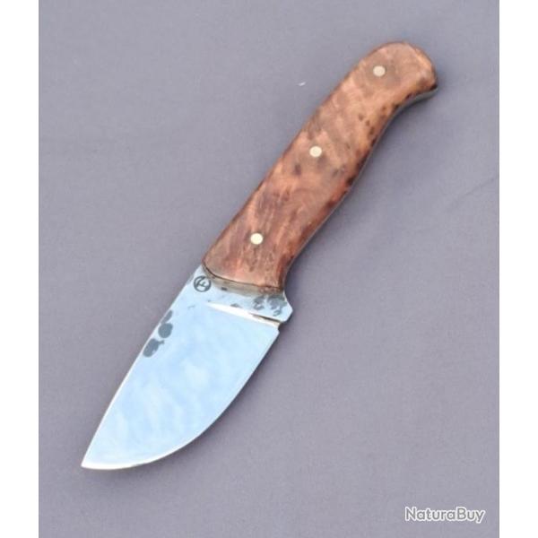 Couteau de chasse artisanal,  pi�ce unique !!Ronce de thuya