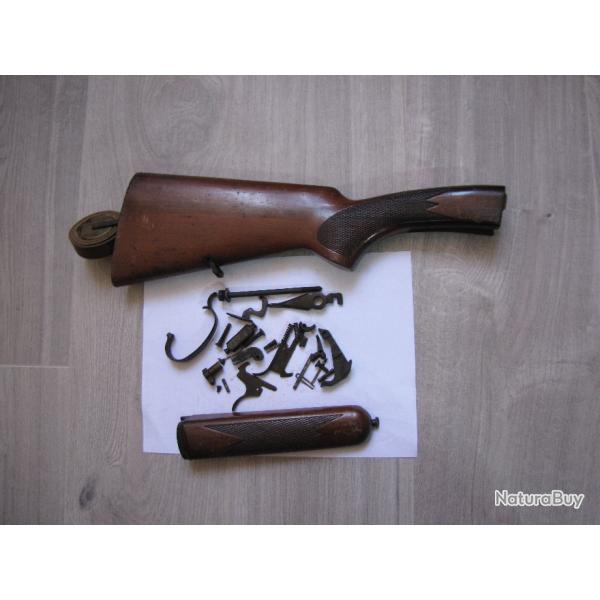 LOT ensemble crosse/longuesse et pi�ces pour fusil Manufrance robust 222 juxtapos�