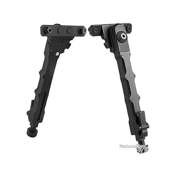 Bipied avec attache M-lok en deux parties 5 positions 7,5 � 9 pouces