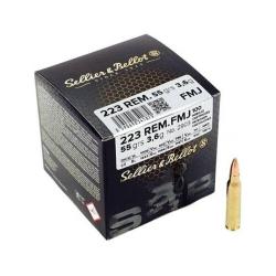 MUNITIONS SELLIER & BELLOT 223 REM 55gr Ball M193 boite de 100 par 500