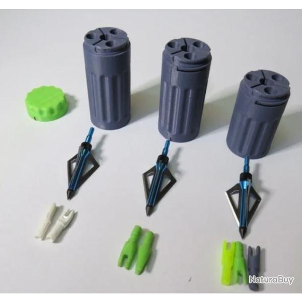 Bo�te de Rangement pour Pointes et Encoches de Fl�ches