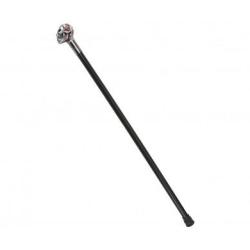 Canne &eacute;p&eacute;e t&ecirc;te de mort flamme