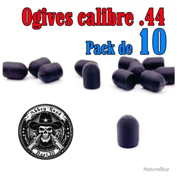 Balle tir r�duit .44 ogive plastique - Pack de 10 - Bast3D
