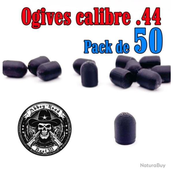 Balle tir r�duit .44 ogive plastique - Pack de 50 - Bast3D