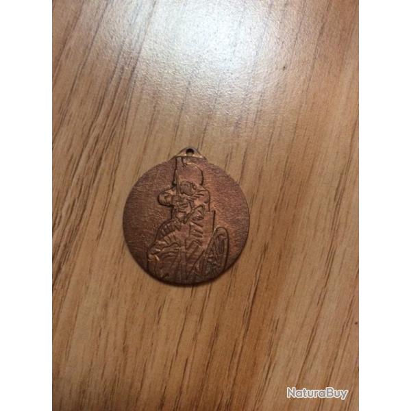 m�daille handisport tire � l'arc vintage