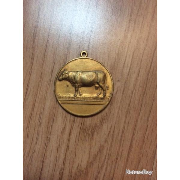 M�daille d'�levage bovin en Belgique