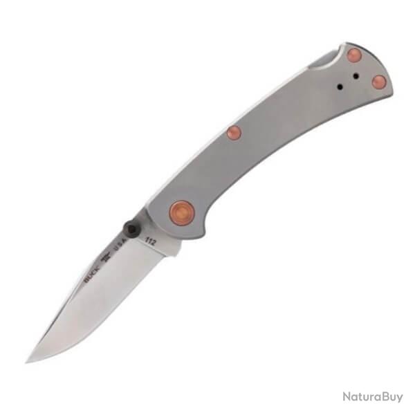 BU0112GYSLE Couteau pliant Buck Slim Pro TRX Titanium �dition limit�e 2024
