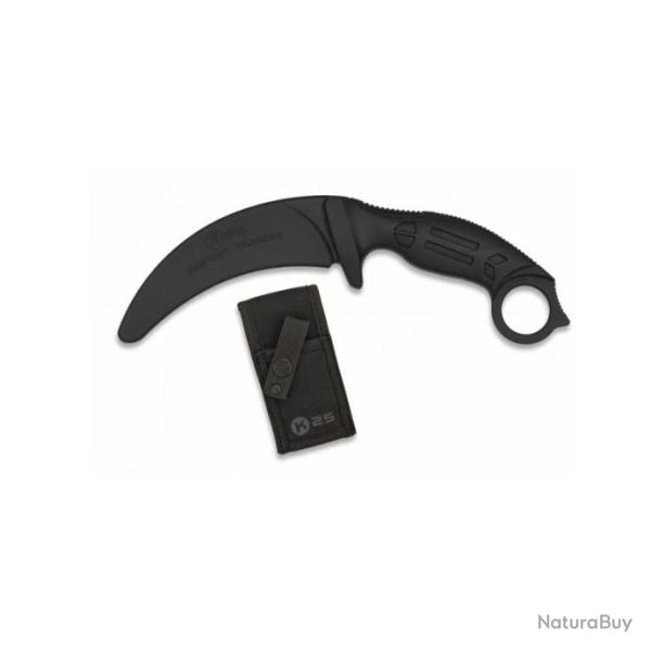 Couteau d'entra�nement incurv� caoutchouc K25