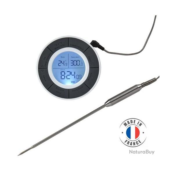 THERMOMETRE DIGITAL ROND SONDE AMOVIBLE DE 0 � + 300�C