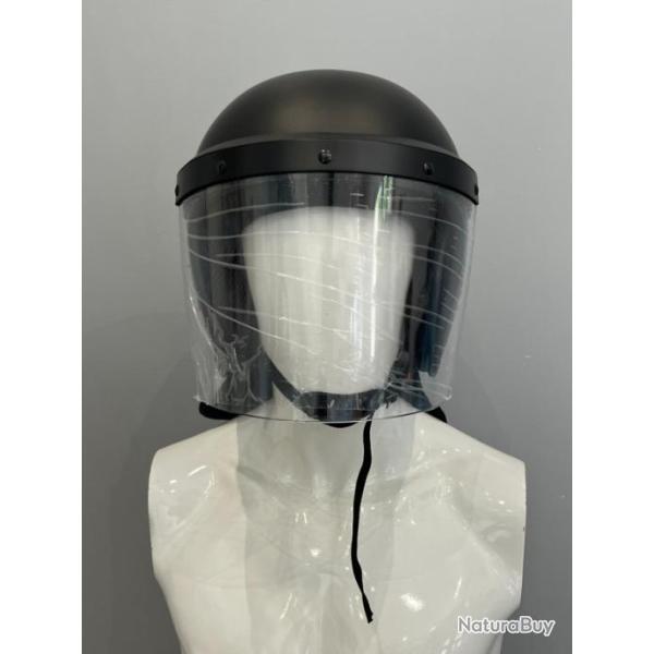 Casque Anti �meute Noir taille M/L Avec Visi�re