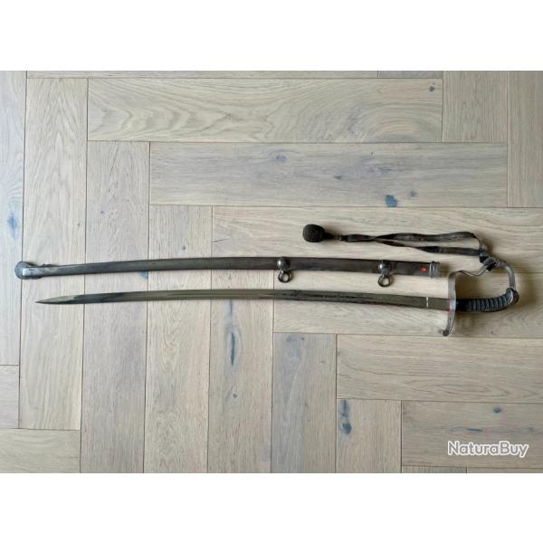 Pallash / Sabre d'officier d'infanterie imp�riale Prussienne - Ewald Cleff Solingen