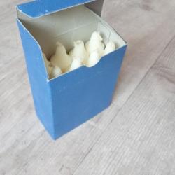 Bo&icirc;te de 8 bougies d'ordonnance Suisse pour lanterne, lampe Monjardet. Trousse secours