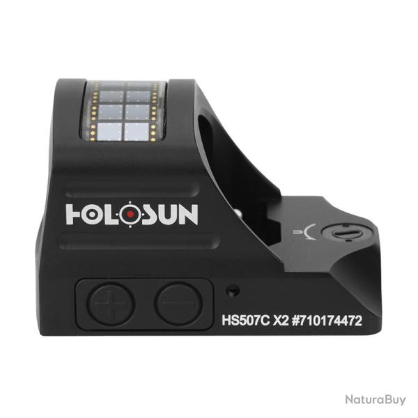 Holosun HS507C X2 | Point Rouge | Solaire et Fonction d'Auto-Extinction