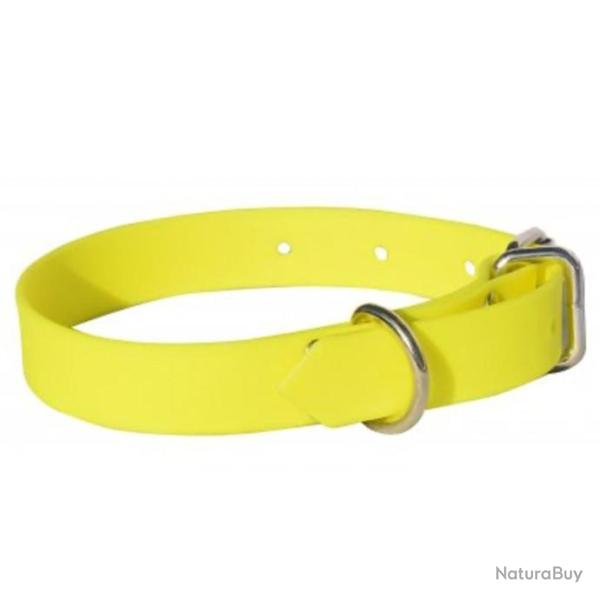 COLLIER PVC JAUNE FLUO 53 CM