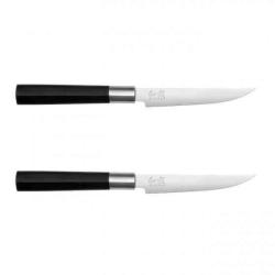 Kai 67S400 Wasabi Black Couteau &agrave; steak 2 pcs