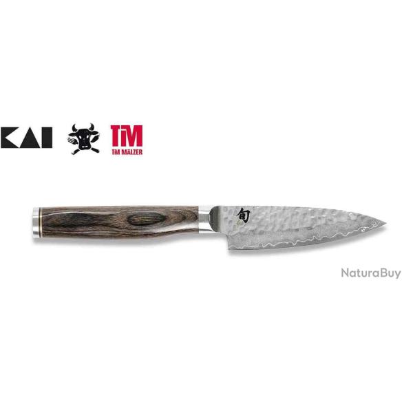 Kai TDM-1700 Shun Premier Tim M�lzer  Couteau d'office Lame 4" (10 cm), Poign�e 11 cm