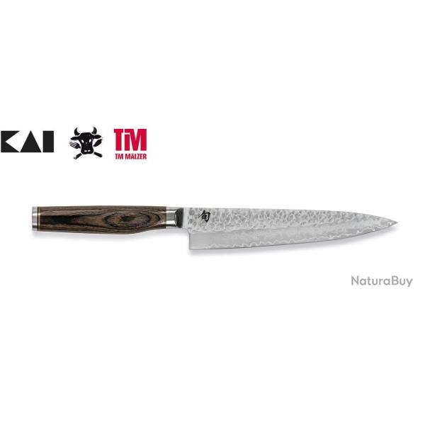 Kai TDM-1701 Shun Premier Tim M�lzer  Couteau universel Lame 6.5" (16,5 cm), Poign�e 11 cm