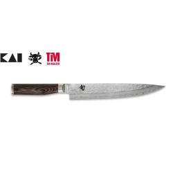 Couteau &agrave; trancher KAI Shun Premier Tim M&auml;lzer TDM-1704 - Lame damas martel&eacute;e 24 cm