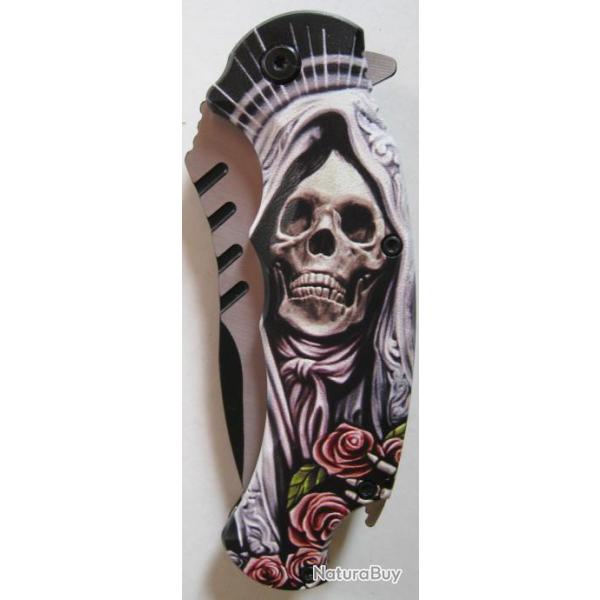 COUTEAU DE COLLECTION  SKULL - R�f.169