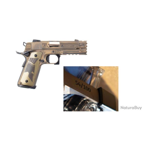 Pistolet GBB Custom STR45 Spartan Edition limit�e by AAC -Golden Eagle