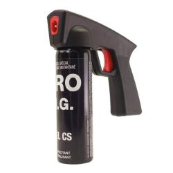 A&eacute;rosol de d&eacute;fense PRO NG CBM Gel 100ml CS - Poign&eacute;e police