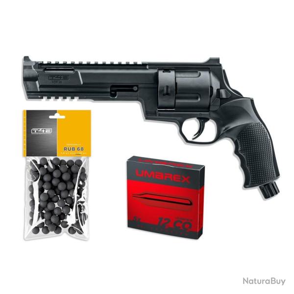 Pack Umarex Walther R�volver T4E HDR CALIBRE 68 - CO2-7.5J