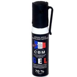 A&eacute;rosol bombe de d&eacute;fense lacrymog&egrave;ne Gel 25 ml CS
