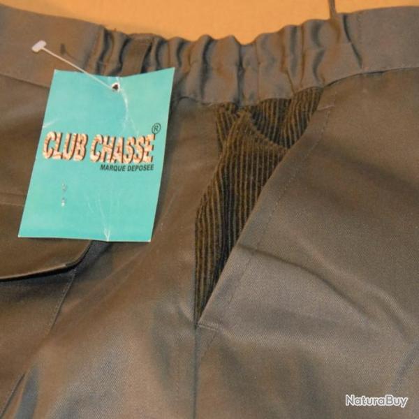 PANTALON DE CHASSE CLUB CHASSE TAILLE 50