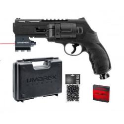 Pack pr&ecirc;t &agrave; tirer Walther T4E HDR Cal 50 avec munition et laser