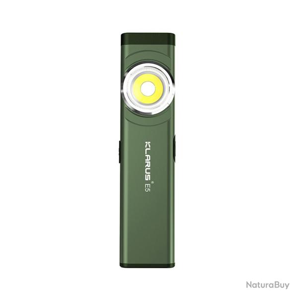 Lampe rechargeable � double source de lumi�re E5 - 470 lumens - vert olive