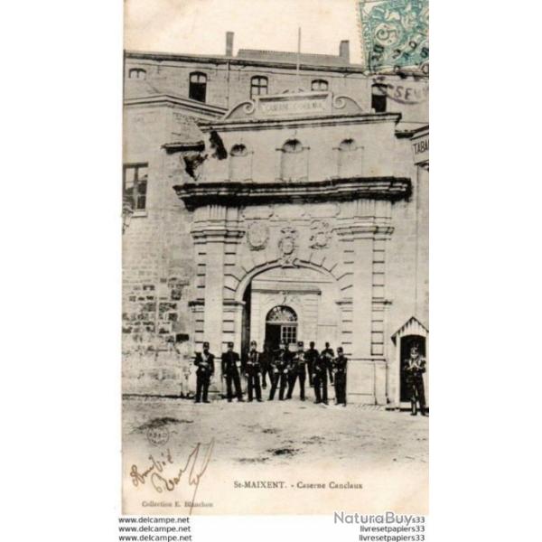 CPA (79) Saint Maixent Caserne Canclaux Anim�s