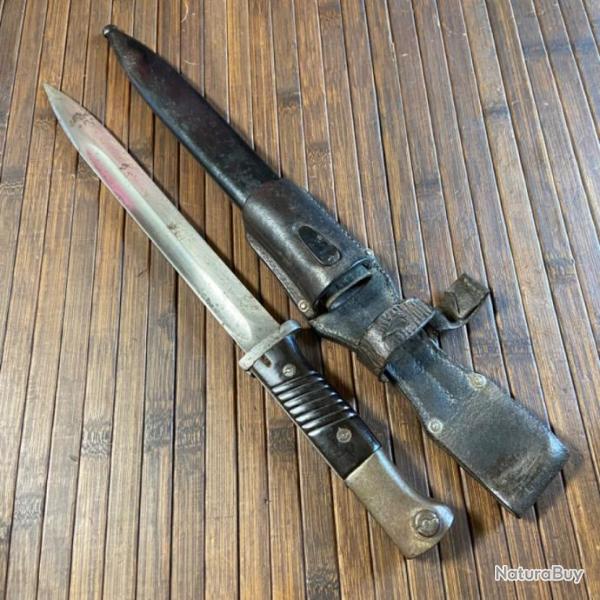 RARE BA�ONETTE K98 ALLEMANDE RICHA. HERDER W38 WW2