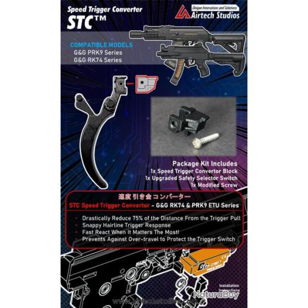 Convertisseur de d�clenchement de vitesse STC - Con�u pour les s�ries G&G PRK9 et RK74