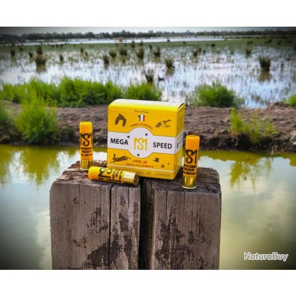 125 Cartouches Haute Performance Cal 20 Acier Nickel� 28 gr N� 7+8